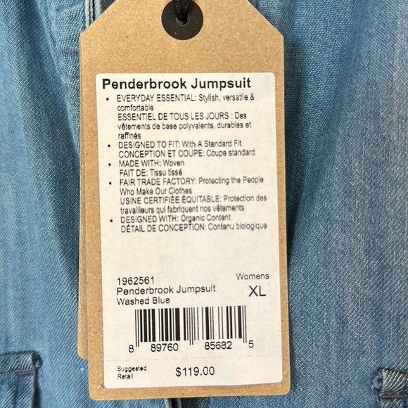 BNWT prAna Penderbrook Jumpsuit - Picture 5 of 5